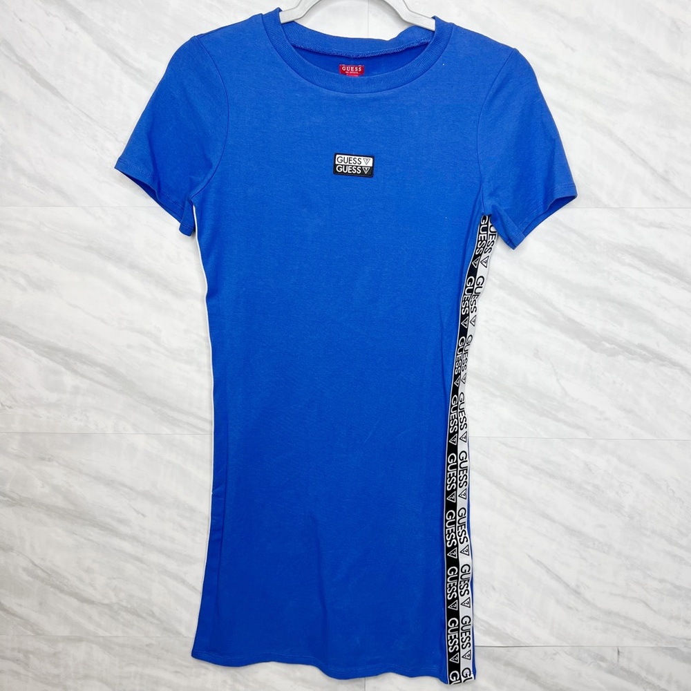Guess Blue Bodycon Dress Medium